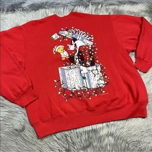 Vintage 1994 Looney Tunes Tweety Sylvester Xmas Sweater